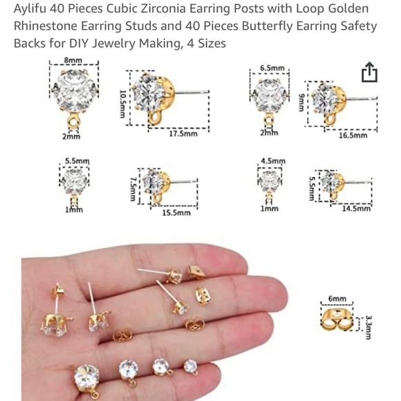 Hand Crafted Purple Drop Glass Ball Dangling Earrings - Picture 9 of 10